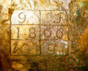 Fundtafel von 1806 im Alten Tiefen Fürstenstolln