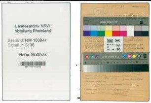 Entnazifizierung Matthias Heep , geb. 14.09.1910 (Postbeamter)