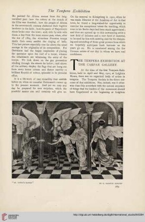 26.1905 =Nr. 104: The Tempera Exhibition at the Carfax Gallery