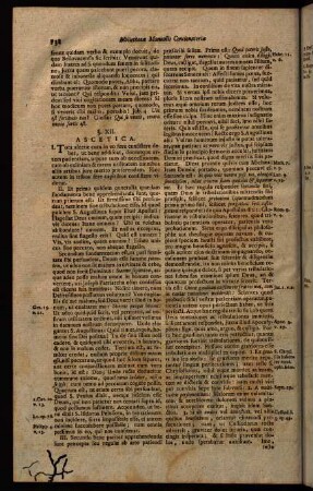 738-756, §. XII. Ascetica. - §. XVII. Authores.