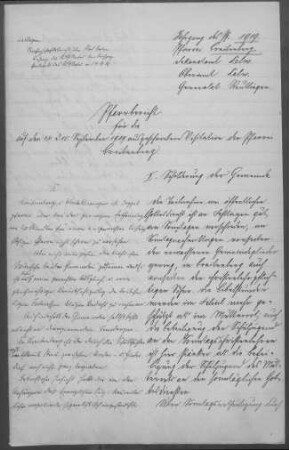 Breitenberg-Oberkollwangen: Pfarrbericht 1919