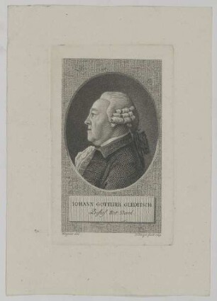 Bildnis des Iohann Gottlieb Gleditsch