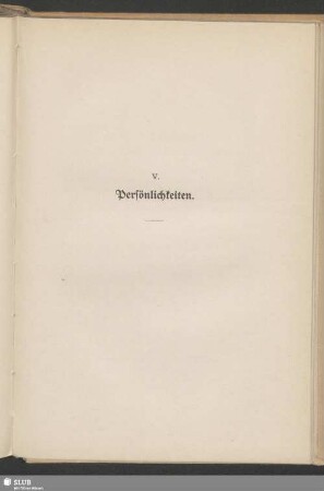 V. Persönlichkeiten