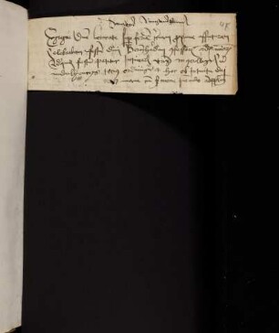 48r-48v, Kleine Notiz