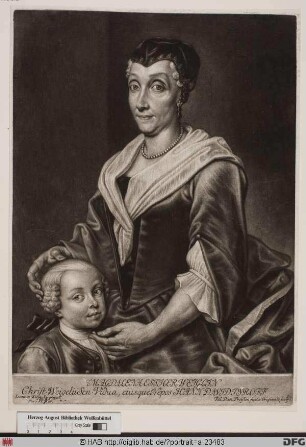 Bildnis Magdalena Esther Weigel, geb. ?