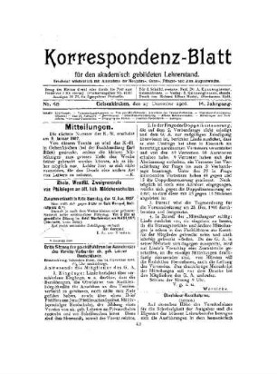 Oberlehrer-Karrikaturen : (Schluss)