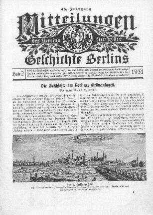 Abb. 1. Berlin um 1650