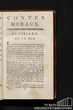 Alcibiade, ou le moi.