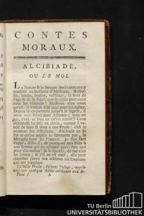 Alcibiade, ou le moi.