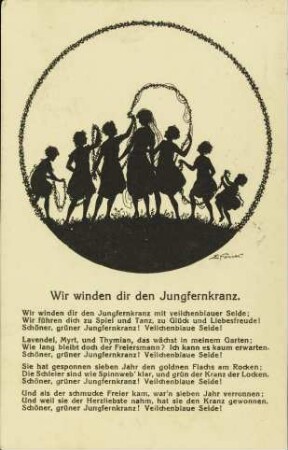 Wir winden dir den Jungfernkranz.