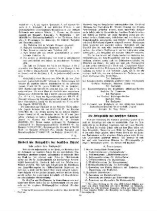Die Kriegshilfe der deutschen Schulen