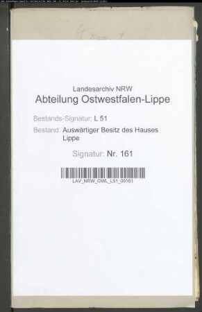 Verschiedene rechtliche Angelegenheiten von Haus Beck