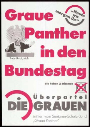 Die Grauen, Bundestagswahl 1990