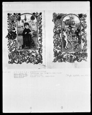 Gebetbuch der Prinzessin Sibylla von Kleve — Heiliger Antonius, Folio 350verso