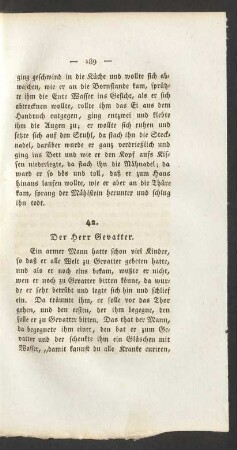 42. Der Herr Gevatter.