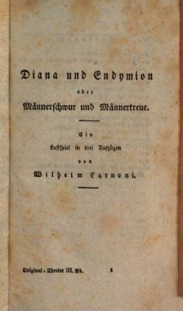 Original-Theater : für das Jahr .... 1821, 3