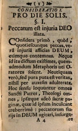 Vera Sapientia Seu Utilissime Considerationes Ad acquirendum sanctum Dei timorem, distributae in singulos hebdomadae dies : Accedit Consideratio de Confessione rite instituenda