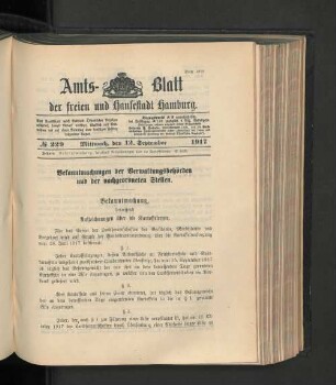 No. 229, 12. September 1917