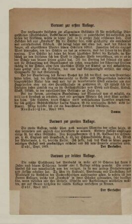 Vorwort zur ersten Auflage. Vorwort zur zweiten Auflage. Vorwort zur dritten Auflage