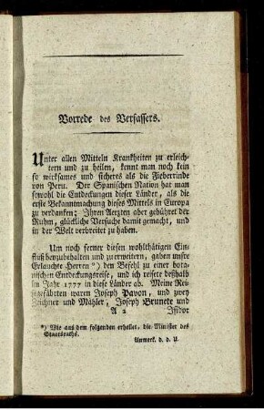 Vorrede des Verfassers