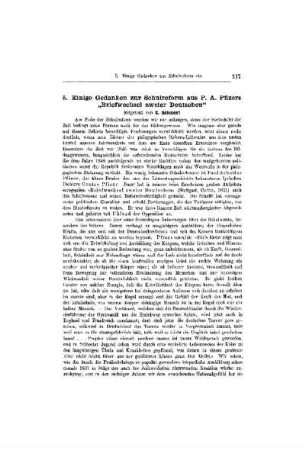 Einige Gedanken zur Schulreform aus P. A. Pfizers "Briefwechsel zweier Deutschen "