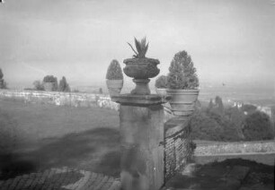 Blick von einer Terrasse