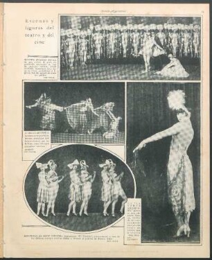 Escenas y figuras del teatro y del cine [Fotografías]