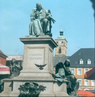 Schweinfurt. Denkmal des Dichters Friedrich Rückert