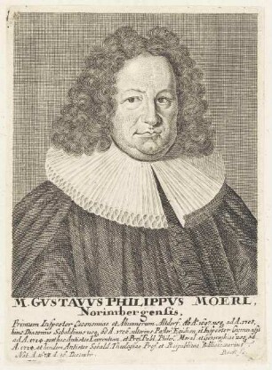 Bildnis des Gustavvs Philippvs Moerl