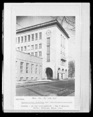 Universität, Anatomisches Institut