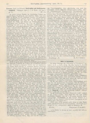 451-452 [Rezension] Simons, Eduard, Konfirmation und Konfirmandenunterricht