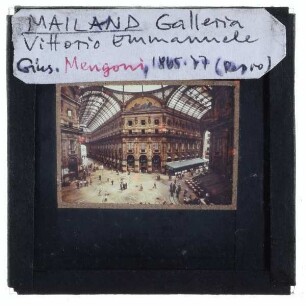 Mailand, Galleria Vittorio Emanuele II : Innenansicht