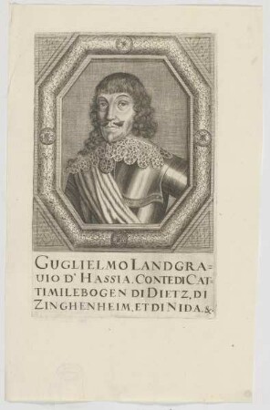 Bildnis von Guglielmo, Landgraf von Hessen-Kassel