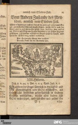 Vom Andern Zustande des Menschen, nemlich vom Sünden-Fall.