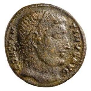 Münze, Follis, Aes 3, 325 - 326 n. Chr.