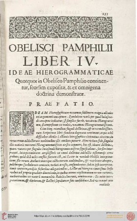 Liber IV: Ideae Hierogrammaticae [...]