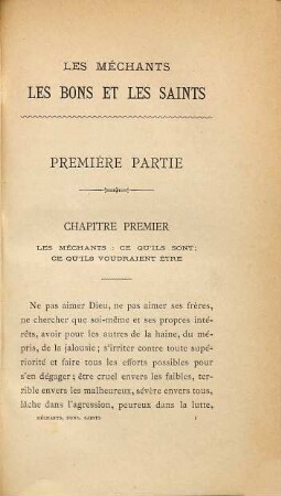 Les méchants les bons et les saints : Par Gilly