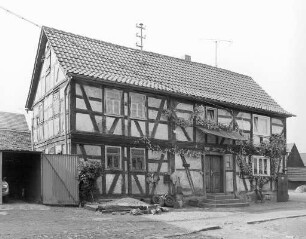 Fachwerkwohnhaus; Büdingen, Orleshäuser Hauptstraße 70