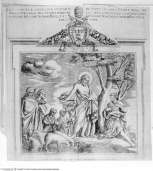 Basilicae veteris Vaticanae descriptio. (Auctore Romano. Cum notis Abbatis Pauli de Angelis, quibus accedit descriptio brevis novi templi Vaticani, necnon utriusque ichnographia) - Tav. 10
