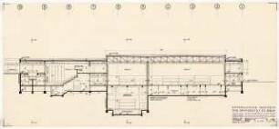 Physikalische Institute der Universität Köln: Hörsaal Schnitt B, 1:100