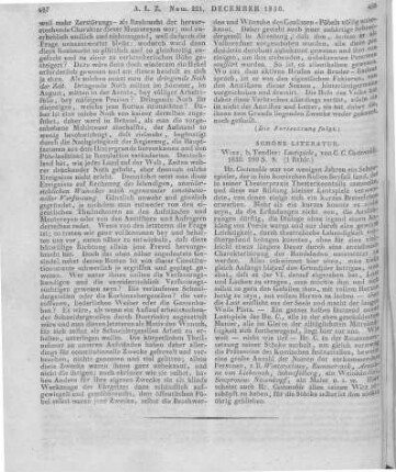 Costenoble, C. L.: Lustspiele. Wien: Tendler 1830