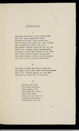 Widmungen