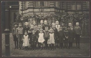 Ansichtskarte Kindergruppe in der Hornstraße