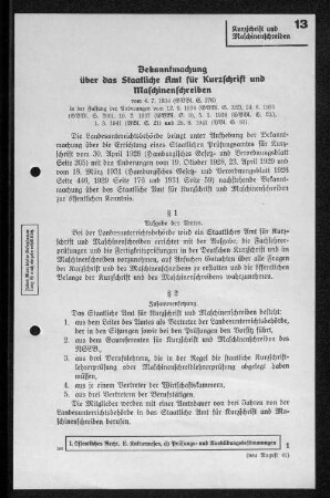 13 Kurzschrift und Maschinenschreiben