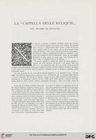 6: La "capella delle reliquie" nel duomo di spoleto