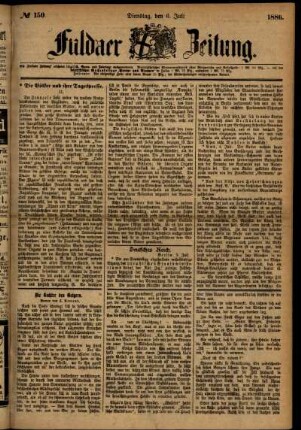 Ausgabe vom Dienstag, den 06. Juli 1886.