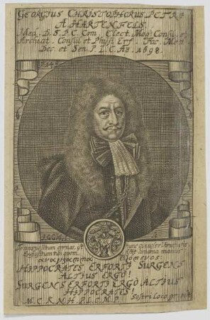 Bildnis des Georgius Christophorus Petri a Hartenfels