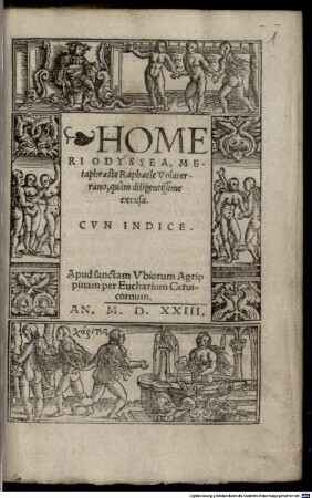 Homeri Odyssea