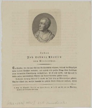 Bildnis des Joh. Ludwig Aberli