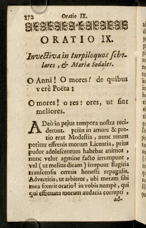 172-181, Oratio IX